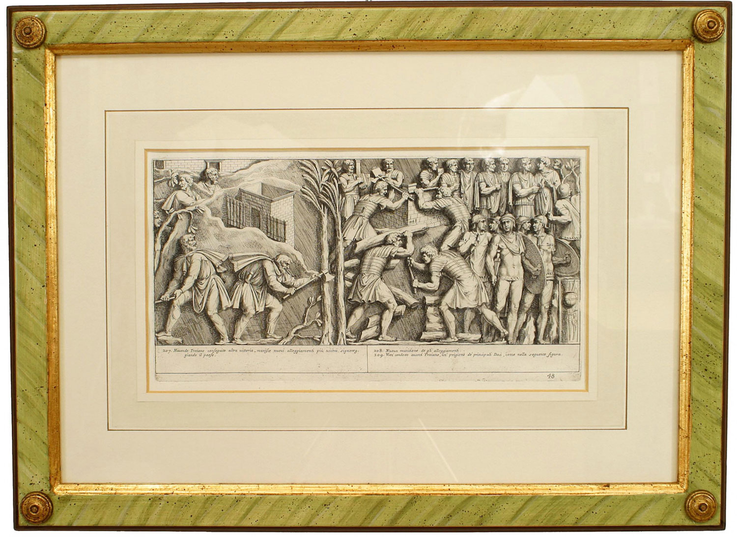 Neo classic roman historical scene print 60