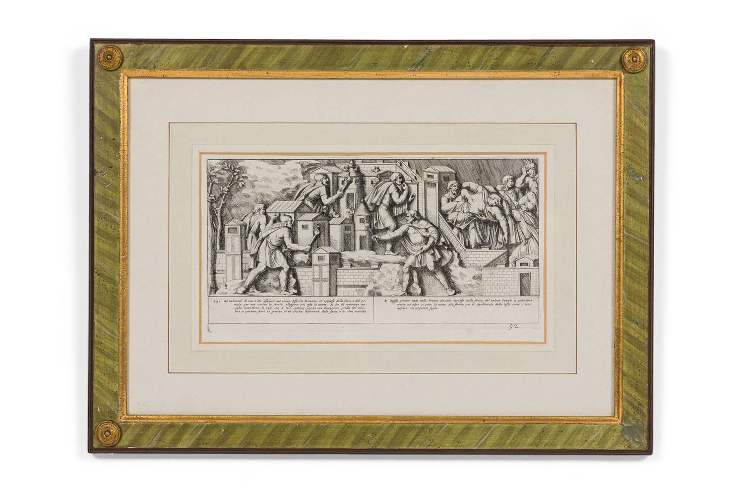 Neo classic roman historical scene print 32