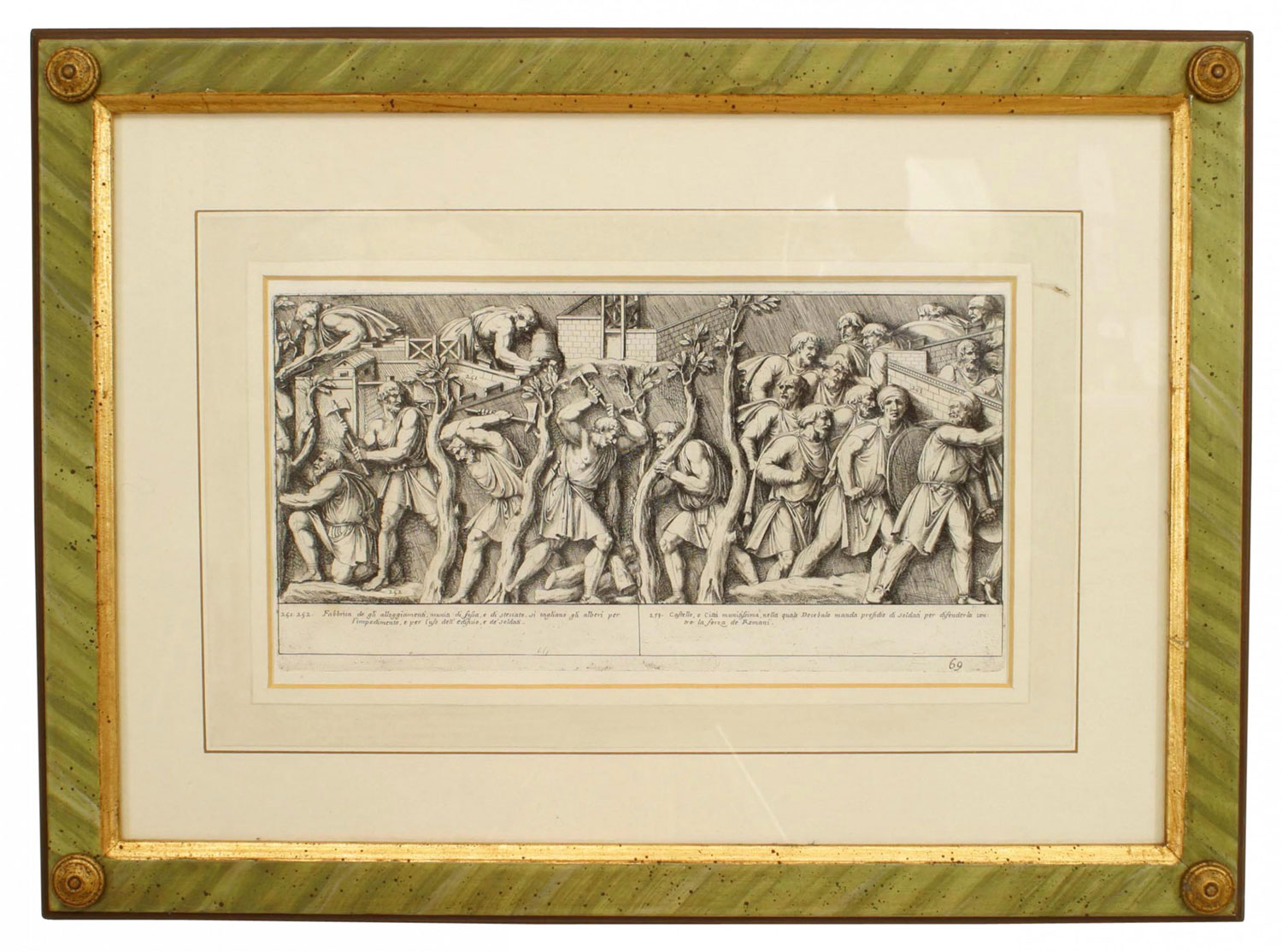 Neo classic roman historical scene print 37