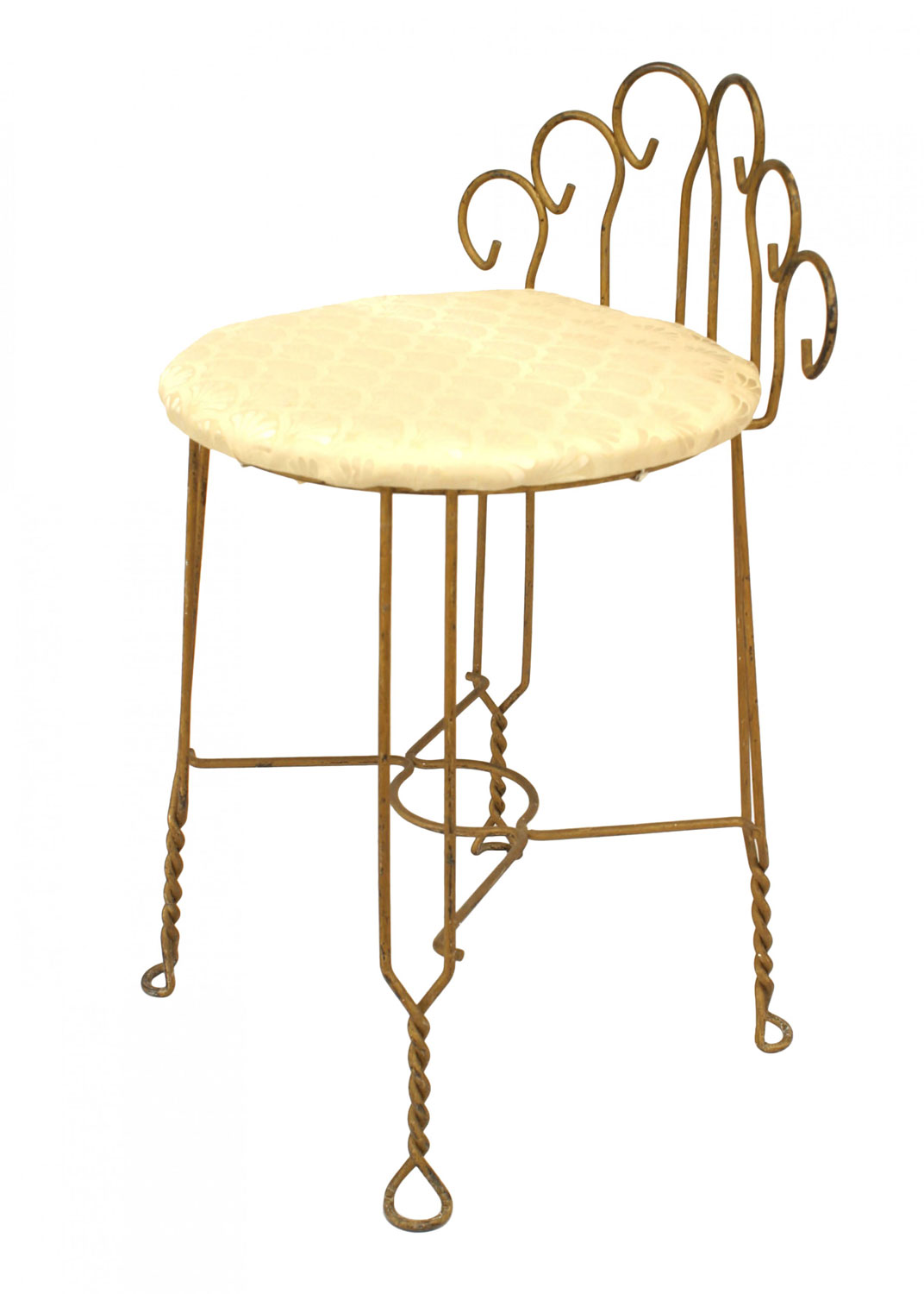 American painted iron dressing table 1