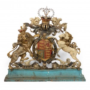 English georgian unicorn and lion coat of arms 1