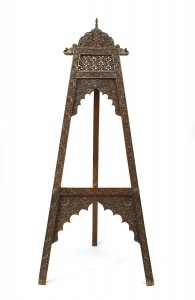Asian burmese rosewood easel