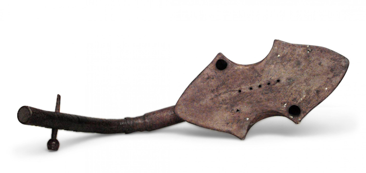 Asian parchment bent string instrument