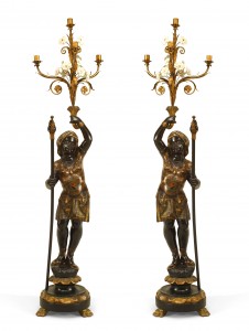 Italian venetian polychromed figures 10