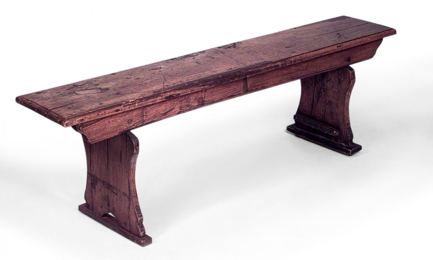 Seating bench stool english country fruitwood 040821