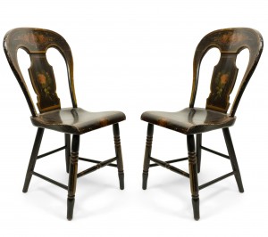 American federal hitchcock side chairs