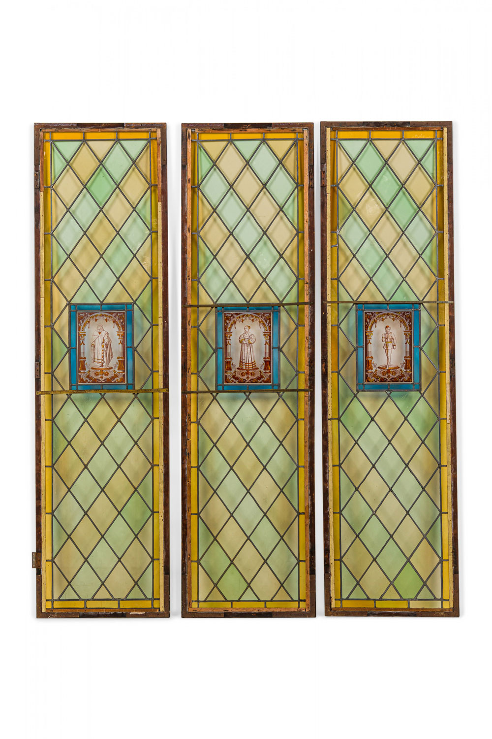 English renaissance leaded glass windows 2