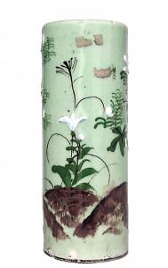 Chinese style celadon porcelain vases