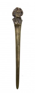 French victorian bronze beethoven letter opener 1