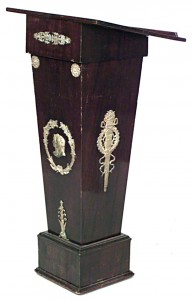 French empire mahogany lectern 1