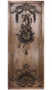 French regence oak paneled room