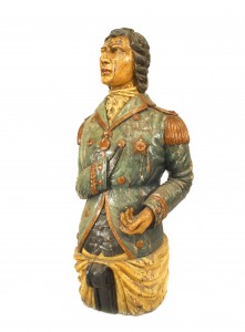 English carved figurehead of lord nelson