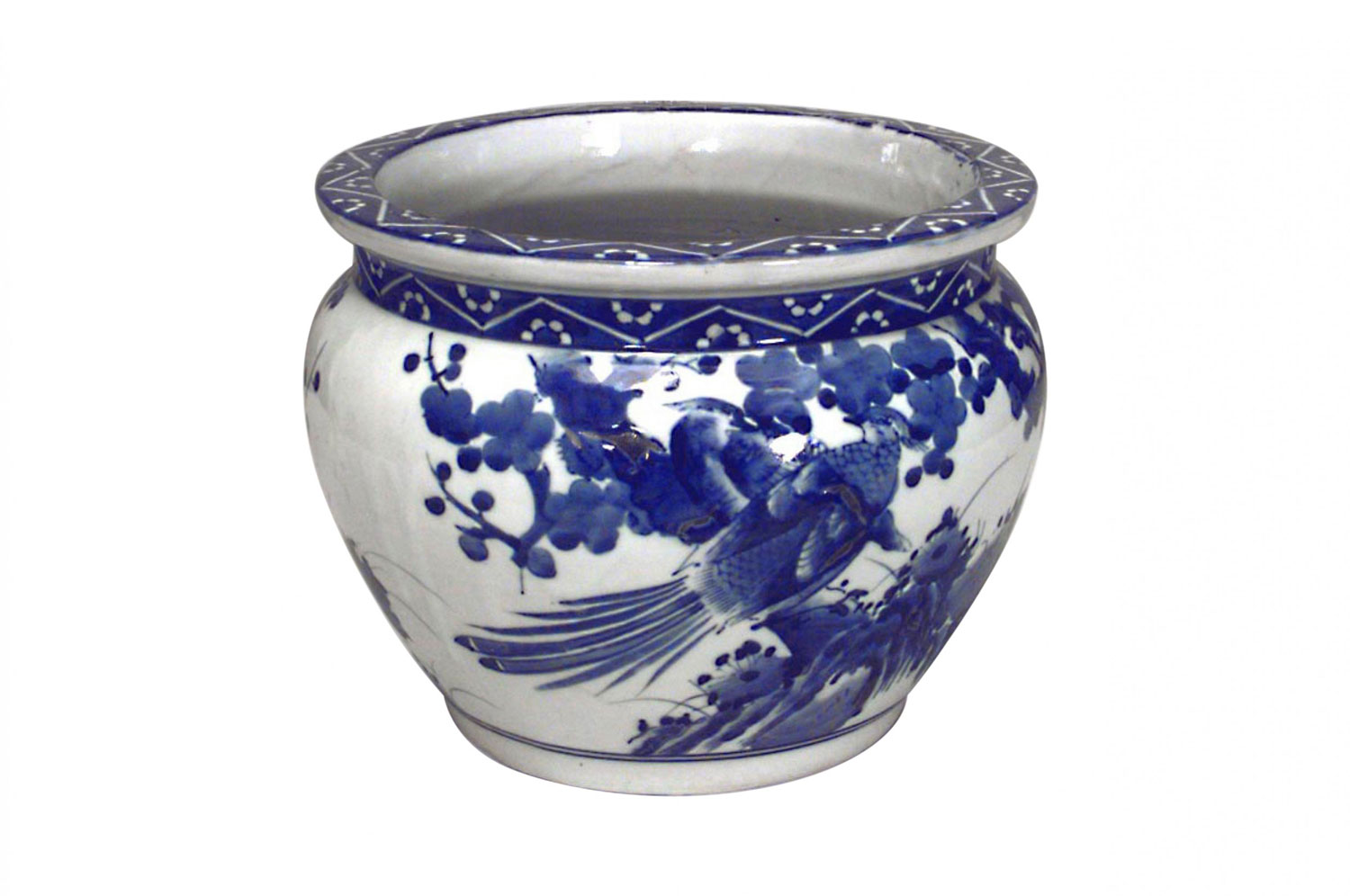 Chinese blue and white porcelain pot