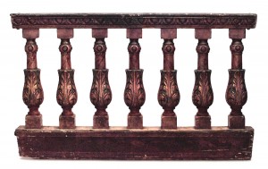Italian neo classic carved balustrade railings 1