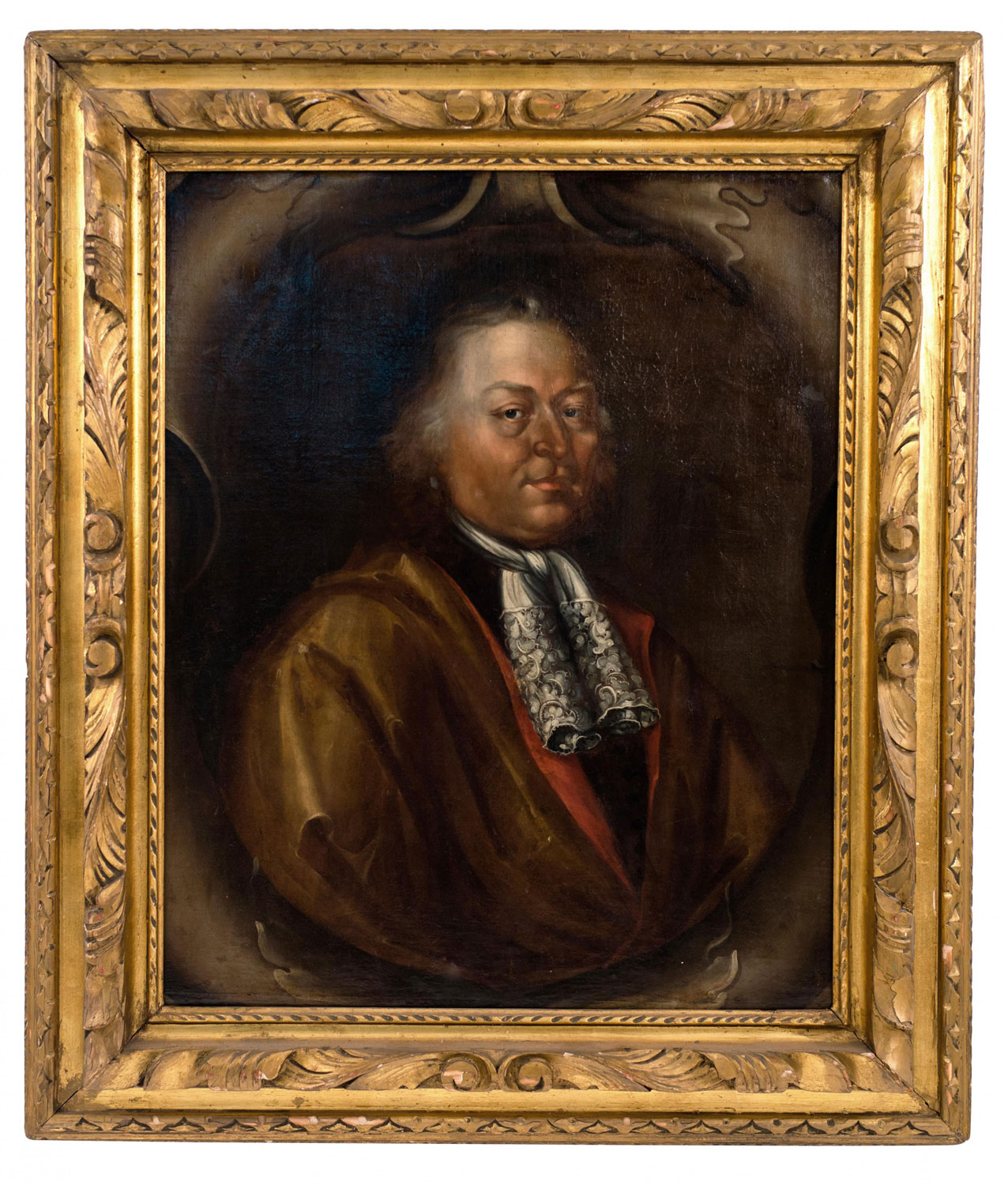 English georgian robed man portrait