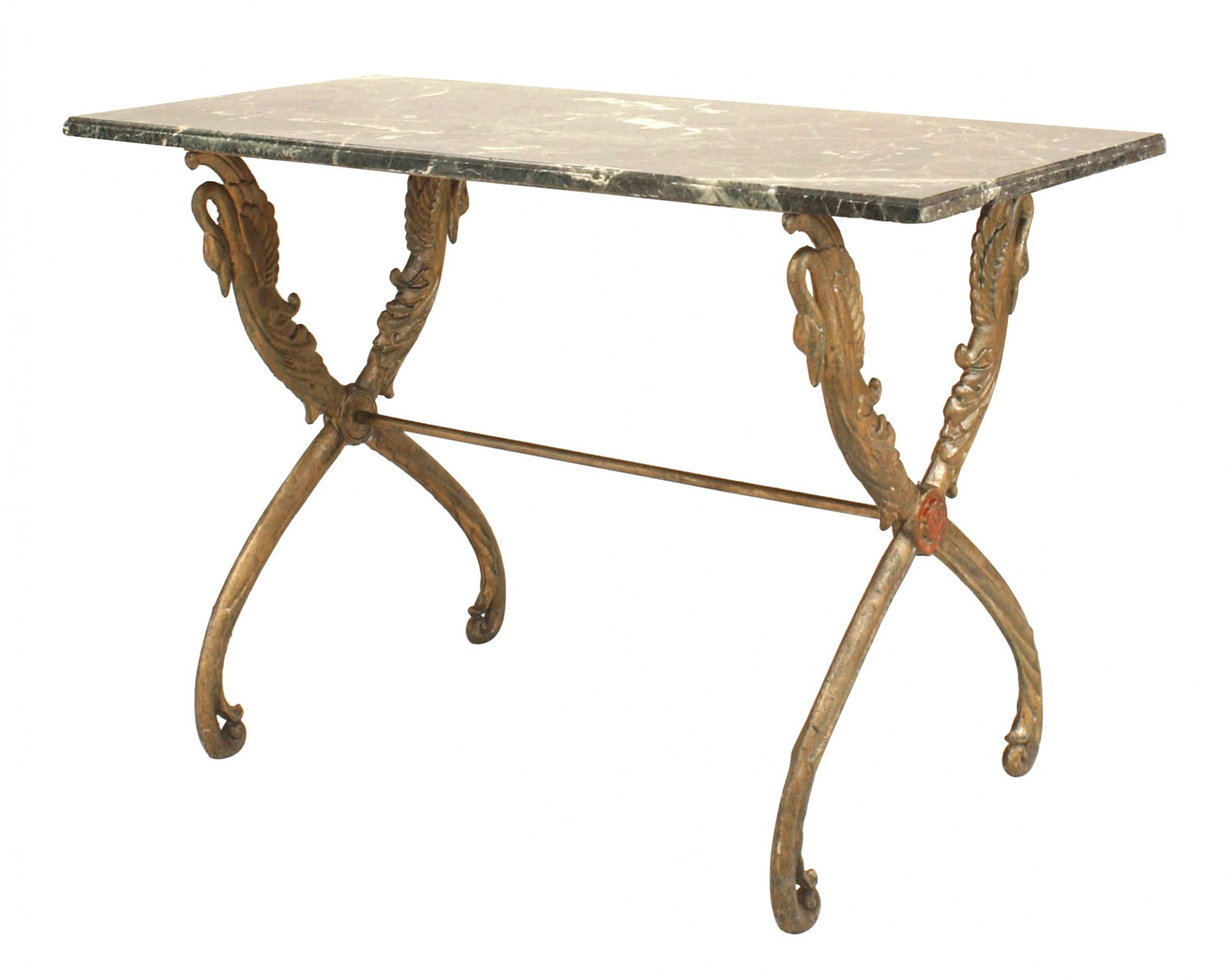Outdoor victorian marble top center table 2