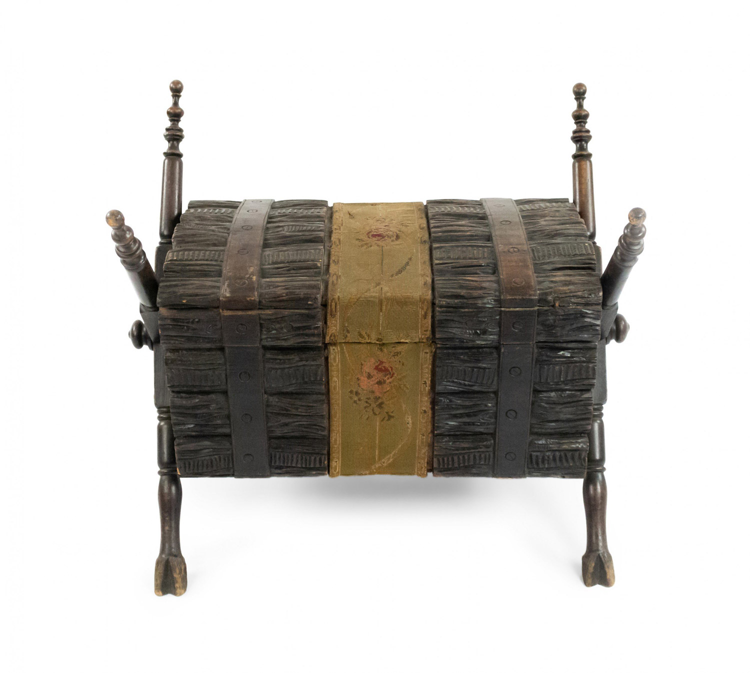 Rustic black forest walnut trunk 2