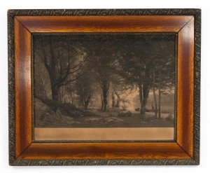 French victorian landscape le matin