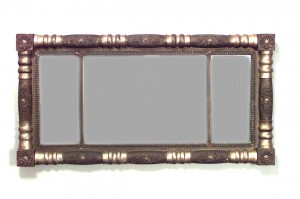 American empire gilt wall mirror