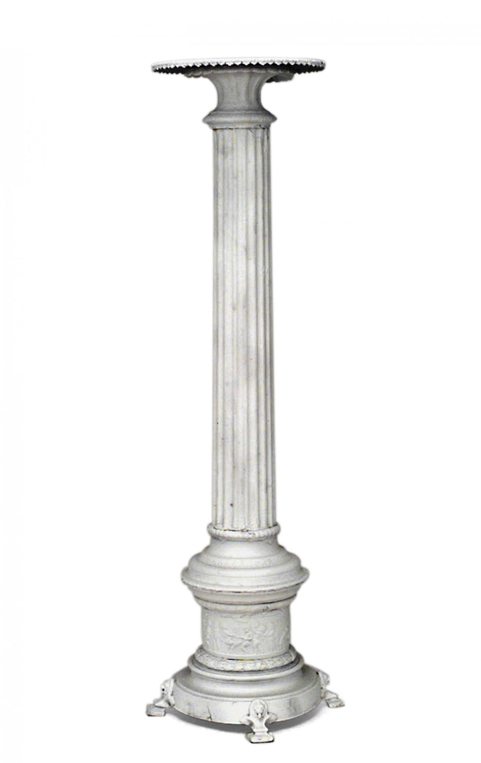 Outdoor painted column pedestals 1