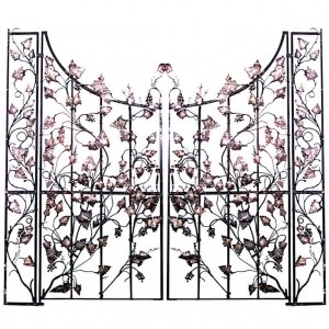 Italian neo classic gilt iron gates