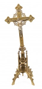 Italian renaissance bronze crucifix