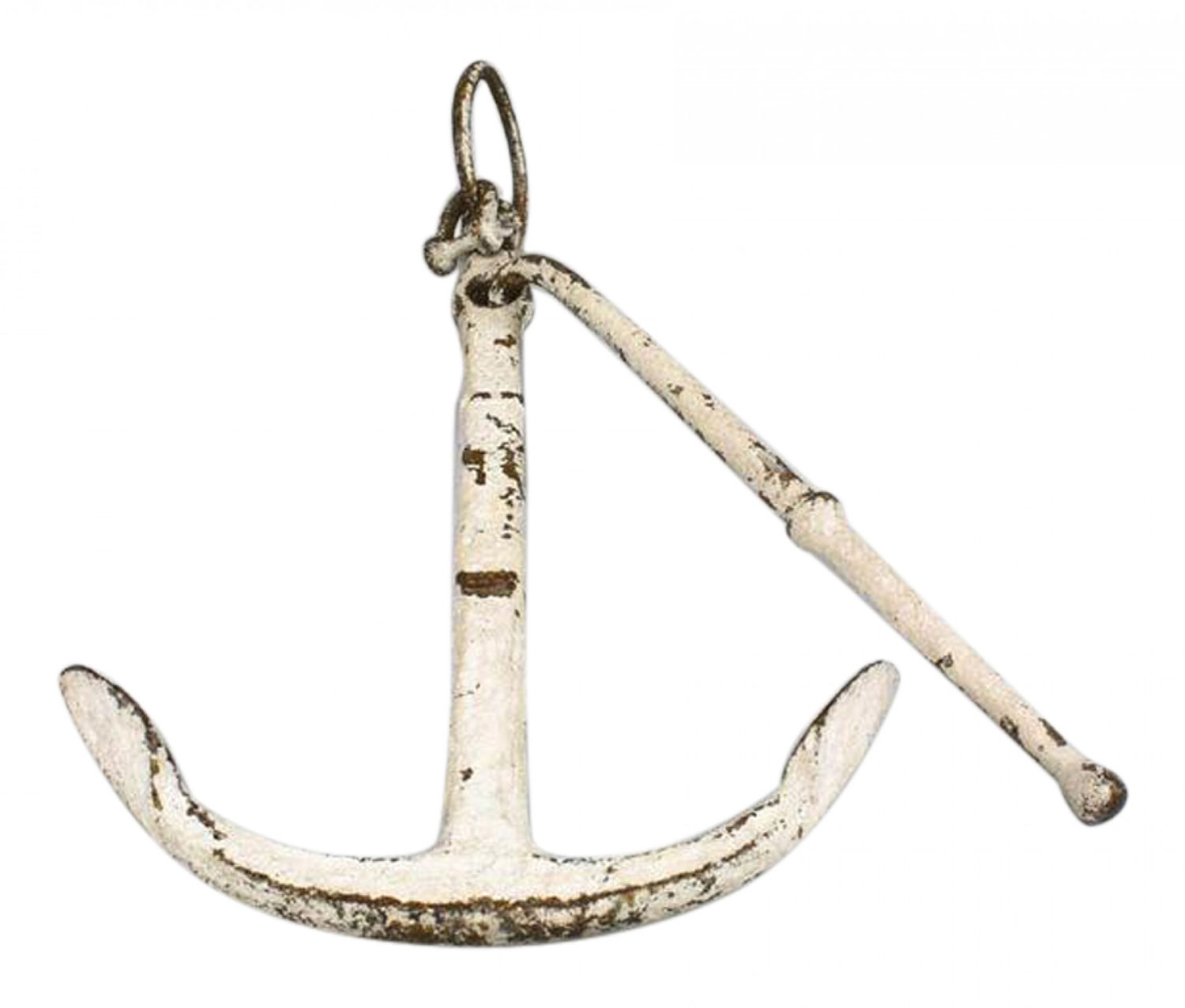 Painted wrought iron anchor