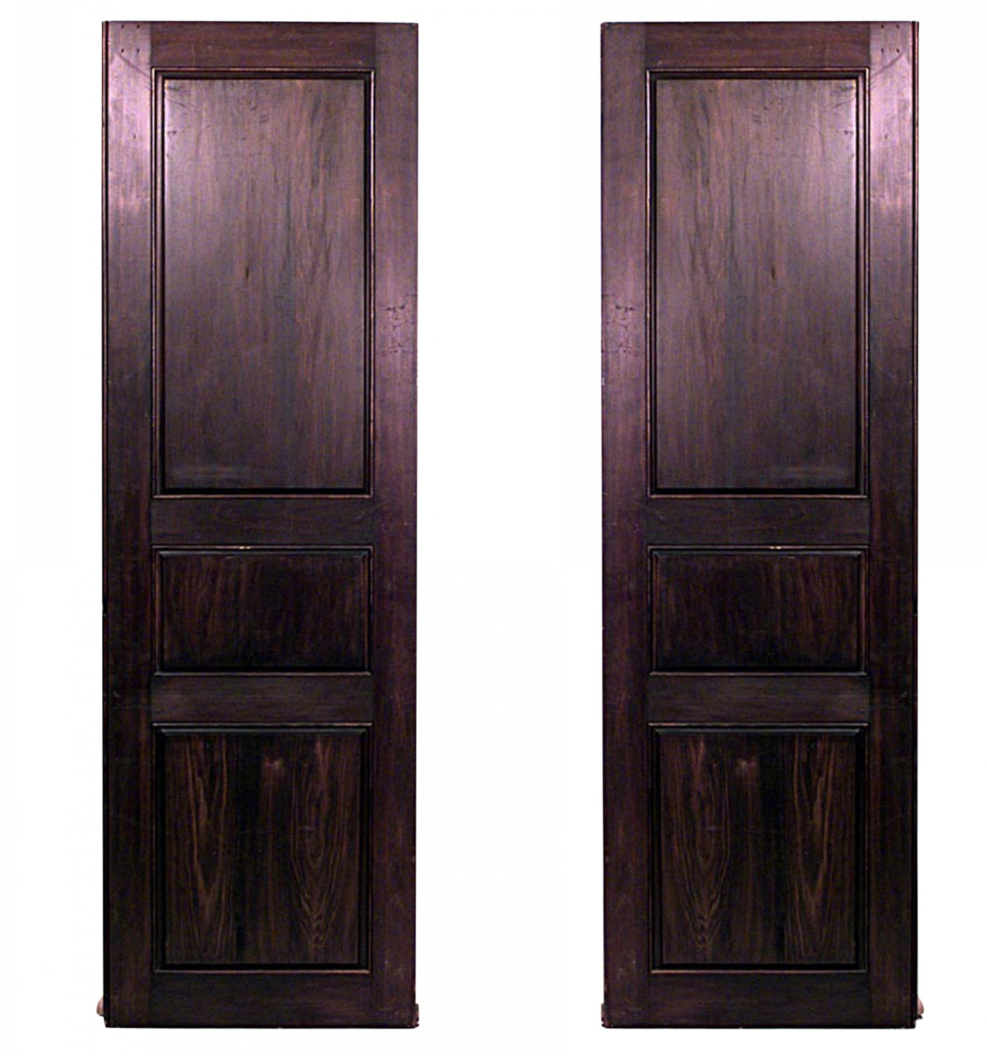 English georgian walnut panels