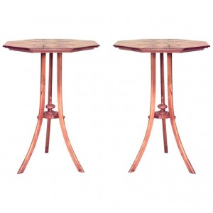 Swedish biedermeier birch end table 1