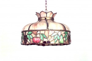 American victorian tiffany style hanging shade