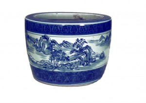 Chinese blue and white porcelain pots 3