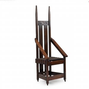 American mission oak arm chair