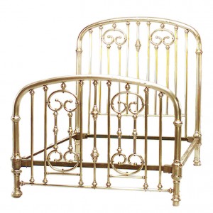 American victorian brass full Sized bed 9