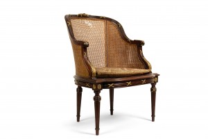 French louis xvi style bergere chair 1