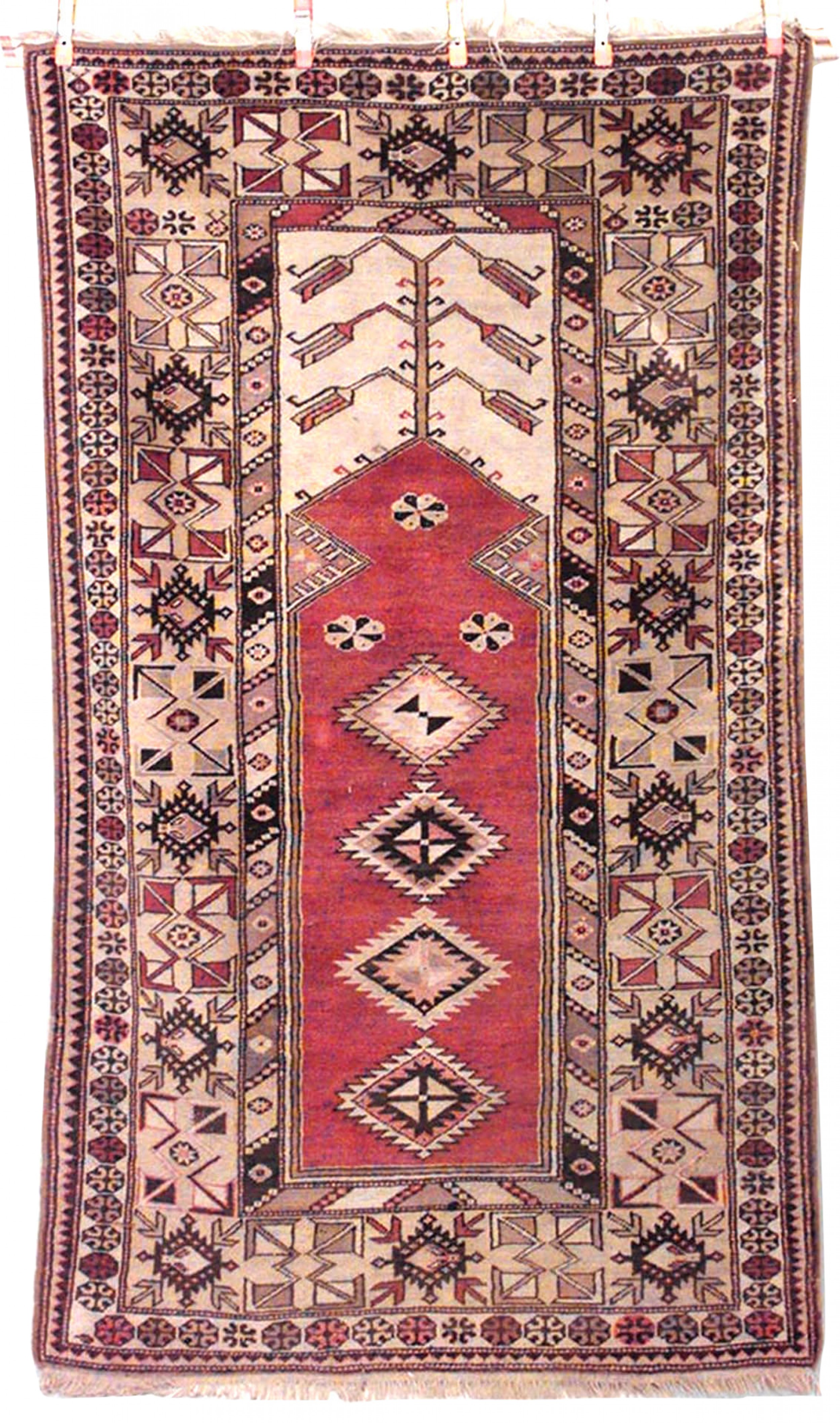 Persian wool prayer rug