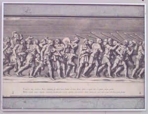 Italian renaissance military procession engravings