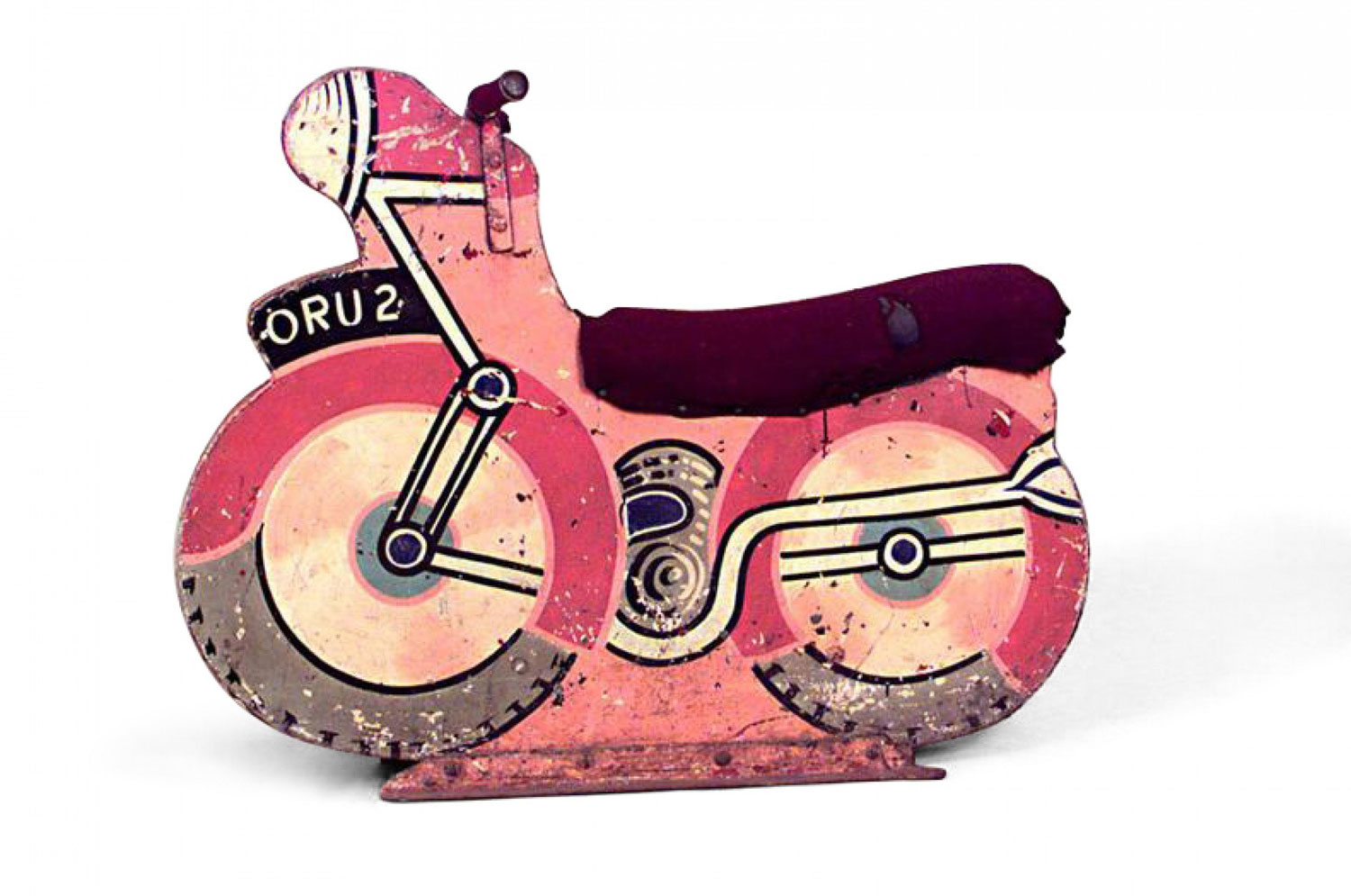 American carousel metal motorcycles 1