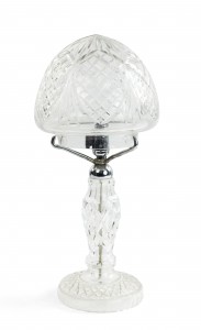 English victorian cut crystal table lamp 3