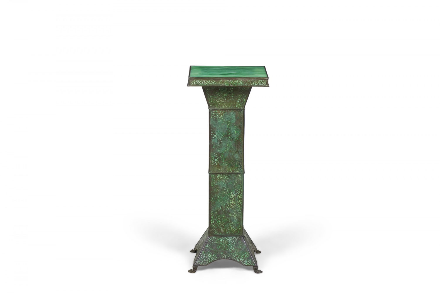 Art nouveau metal pedestal 1