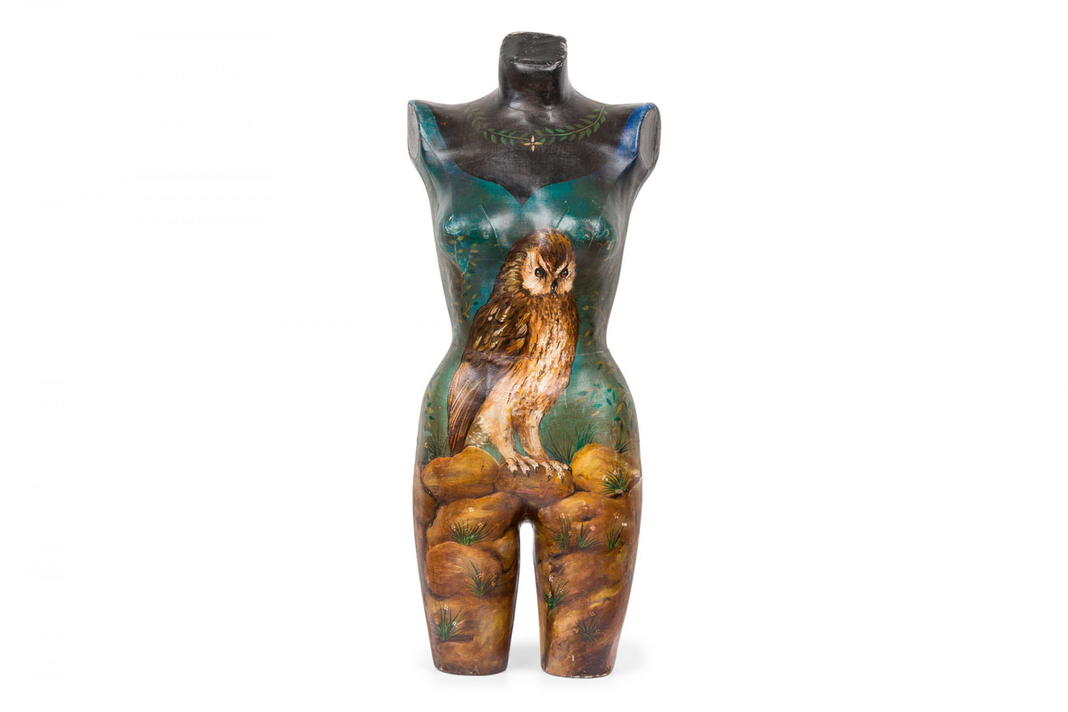 French victorian owl design mannequin