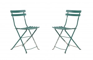 Outdoor french iron side chairs 1