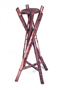 English victorian bamboo pedestal
