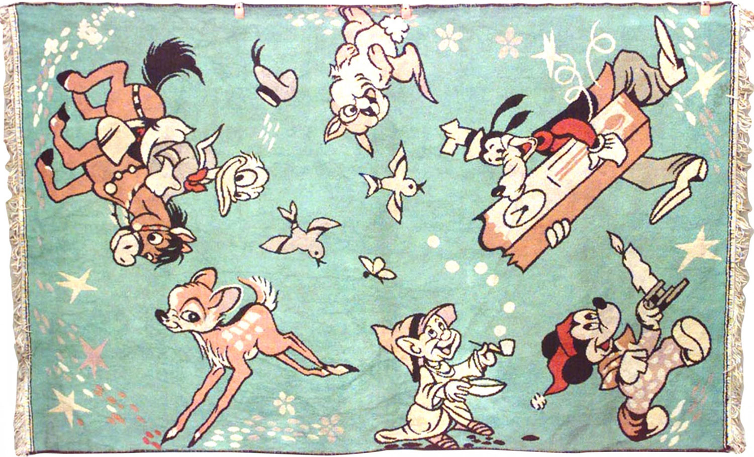 Vintage disney cartoon rug 1