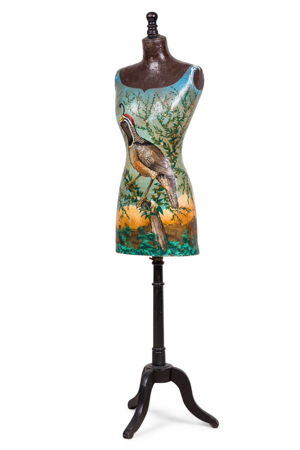 French victorian bird design mannequin