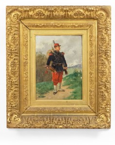 French victorian soldier painting