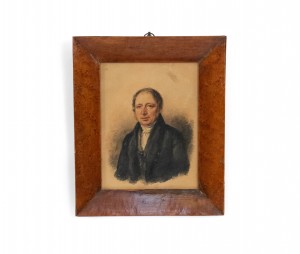 English victorian male watercolor portrait 3