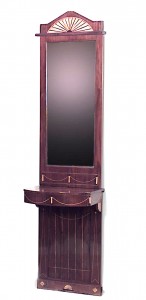 English sheraton mahogany console table