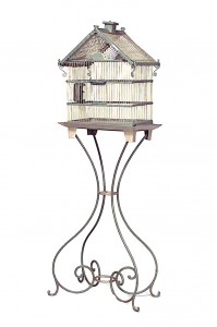 American victorian painted bird cage 3