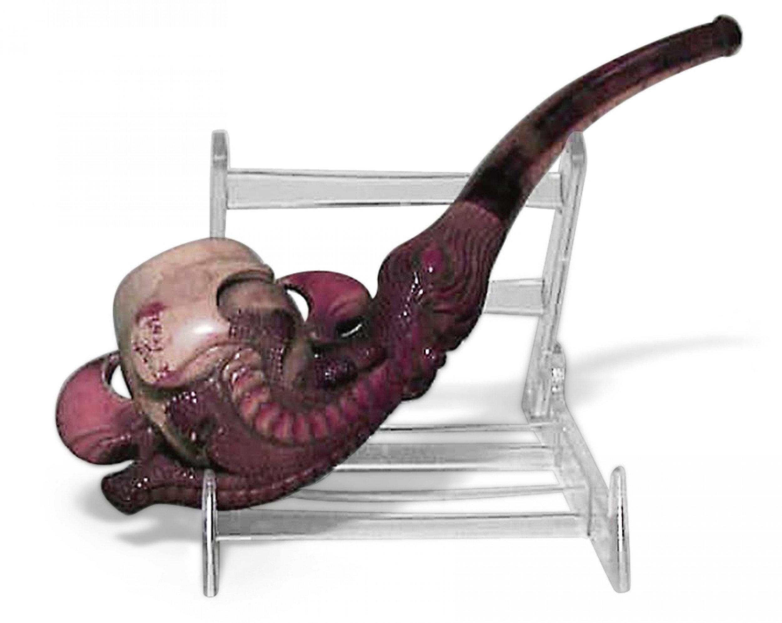 English victorian carved dragon pipe 1