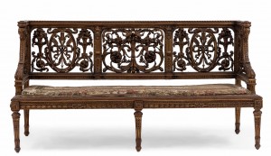 French louis xvi aubusson settee 1